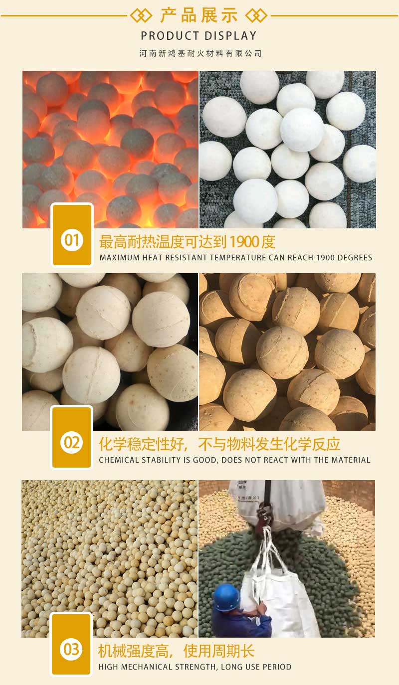 熱風爐蓄熱室用耐火球產(chǎn)品展示